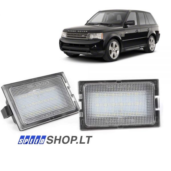 Land Rover (Range Rover, Discovery, Freelander ) LED numerių apšvietimas